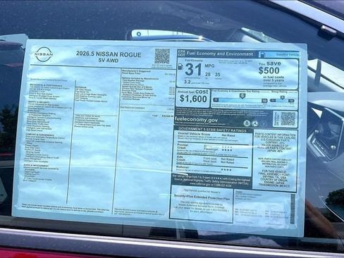 New 2026 Nissan Rogue SV w/ Cold Weather Package AWD/4WD image 11