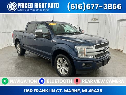 Used 2019 Ford F150 Platinum w/ Equipment Group 701A Luxury AWD/4WD image 1