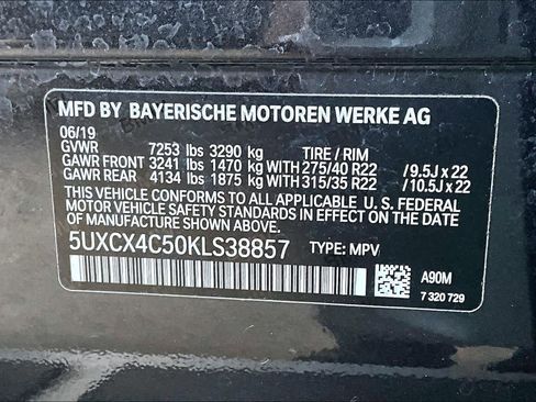 Used 2019 BMW X7 xDrive50i w/ Premium Package image 30