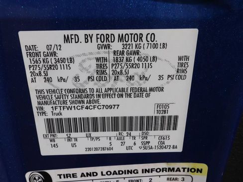 Used 2012 Ford F150 XLT w/ XLT Chrome Pkg RWD image 21