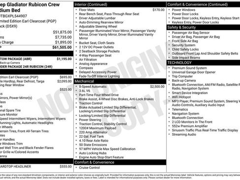 Used 2023 Jeep Gladiator Rubicon w/ Trailer Tow Package AWD/4WD image 24