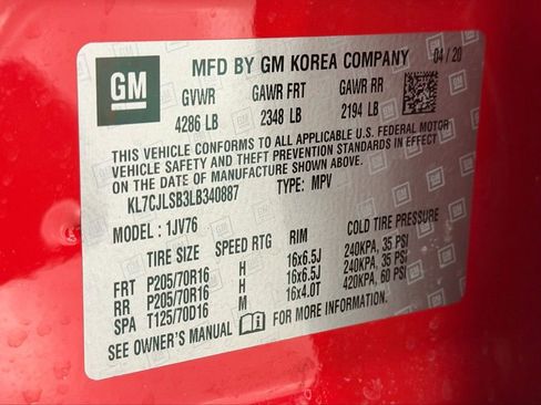 Used 2020 Chevrolet Trax LT w/ LT Convenience Package image 26