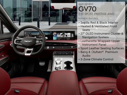 New 2026 Genesis GV70 2.5T Sport Prestige AWD/4WD image 17