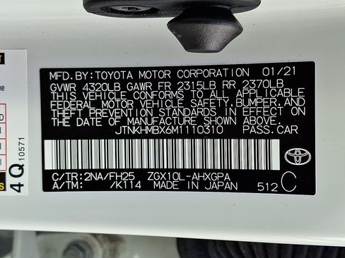Certified 2021 Toyota C-HR Nightshade FWD image 27