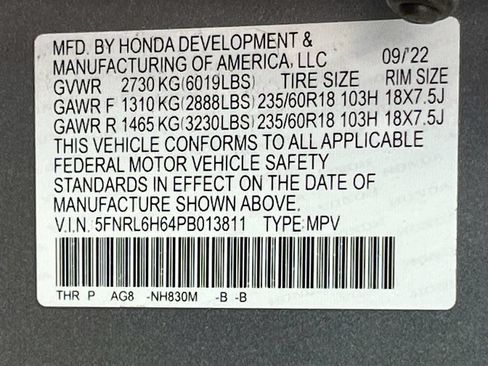 Used 2023 Honda Odyssey EX-L image 33