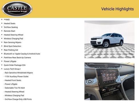 Used 2021 Jeep Grand Cherokee L Laredo w/ Luxury Tech Group I image 4