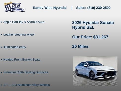 New 2026 Hyundai Sonata SEL image 15