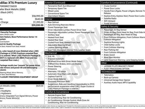 Used 2024 Cadillac XT6 Premium Luxury image 38