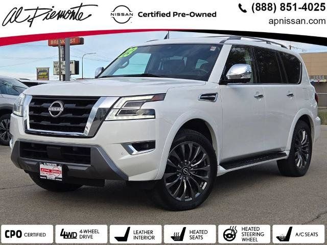 Certified 2023 Nissan Armada Platinum w/ Captain's Chairs Package AWD/4WD image 1