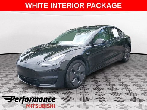 Used 2021 Tesla Model 3 Long Range AWD/4WD image 1