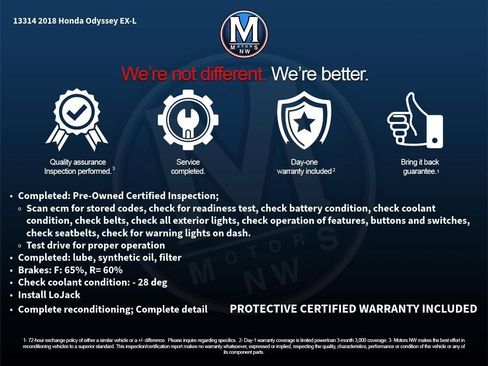 Used 2018 Honda Odyssey EX-L image 3