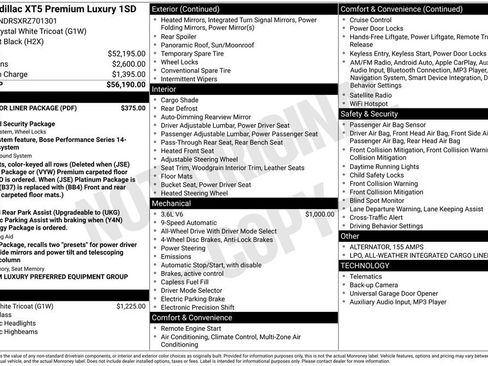 Used 2024 Cadillac XT5 Premium Luxury w/ LPO, Floor Liner Package image 21