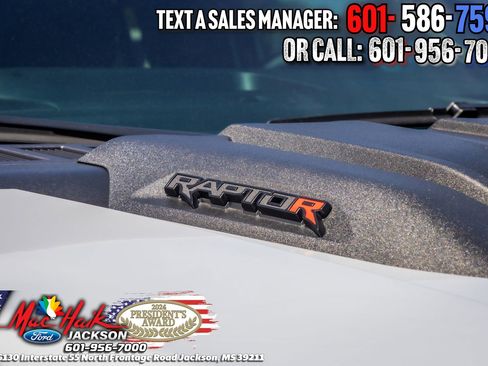 Certified 2025 Ford F150 Raptor w/ Equipment Group 803A Raptor R image 6