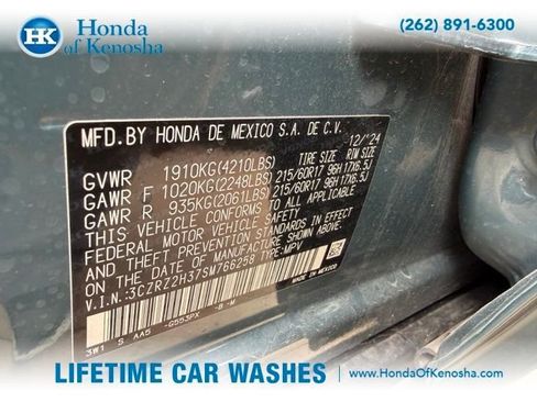 Certified 2025 Honda HR-V LX image 4