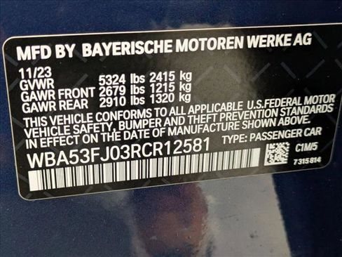 Used 2024 BMW 530i xDrive w/ Convenience Package image 16