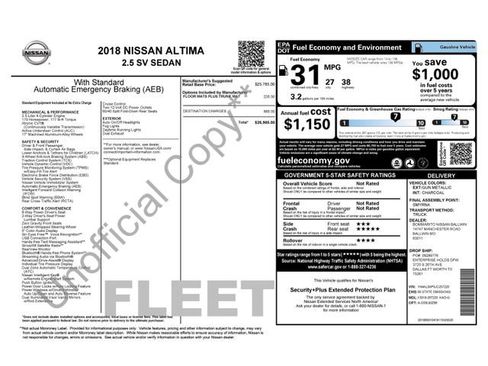 Used 2018 Nissan Altima 2.5 SV image 6