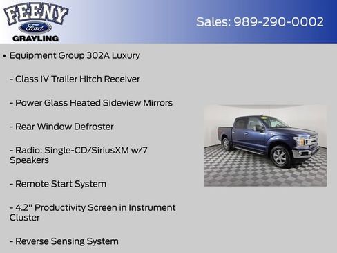 Used 2018 Ford F150 XLT w/ Equipment Group 302A Luxury image 8