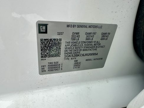 Used 2018 GMC Yukon SLT w/ HD Trailering Package AWD/4WD image 12