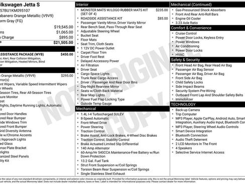 Used 2019 Volkswagen Jetta S w/ Driver Assistance Package FWD image 2