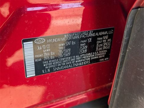 Used 2022 Hyundai Santa Fe Limited image 29