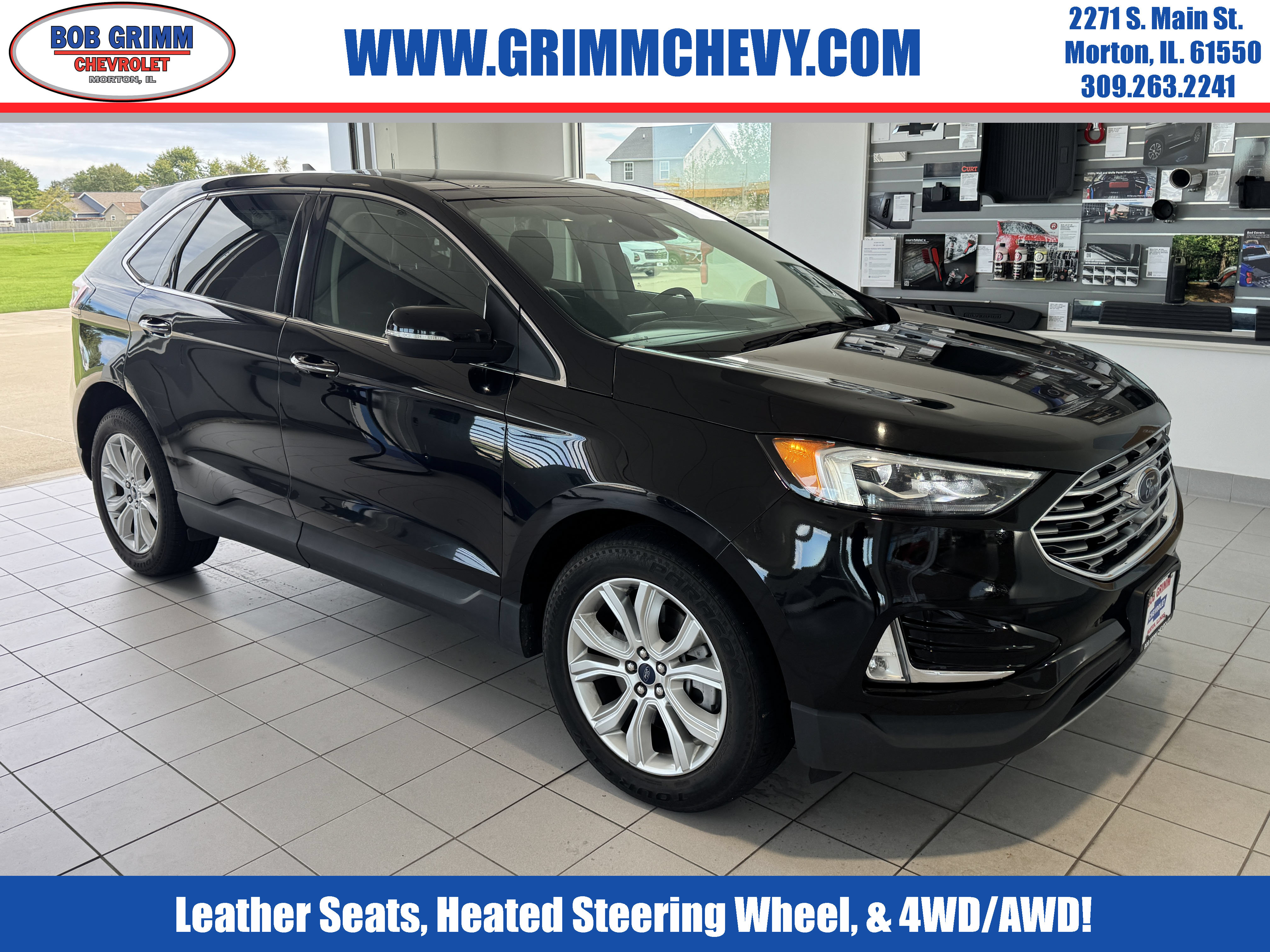 Used 2022 Ford Edge Titanium w/ Equipment Group 301A AWD/4WD image 1