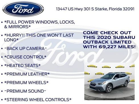 Used 2020 Subaru Outback Limited image 10