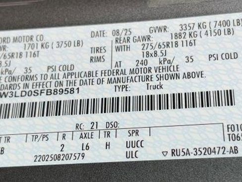 New 2025 Ford F150 XLT w/ Equipment Group 302A MID image 28