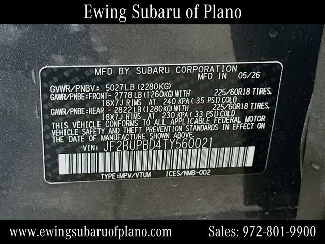 Used 2026 Subaru Outback Premium AWD/4WD image 34