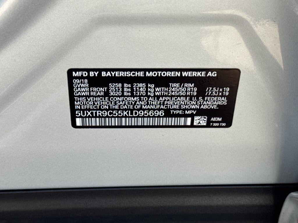 Used 2019 BMW X3 xDrive30i w/ Convenience Package AWD/4WD image 47