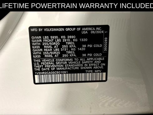 Used 2025 Volkswagen Atlas SE AWD/4WD image 43