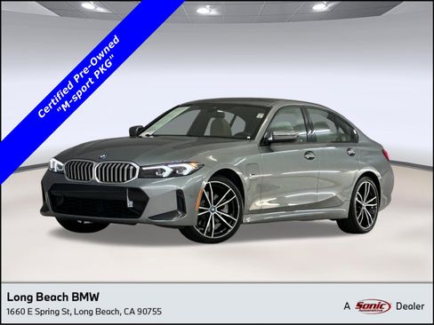 Certified 2023 BMW 330e w/ M Sport Package RWD image 1