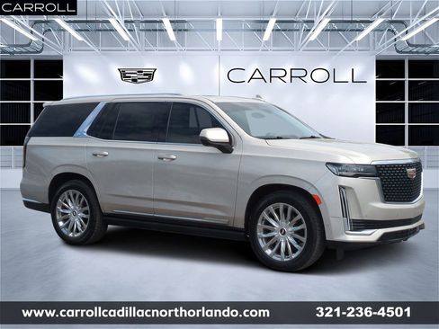 Used 2021 Cadillac Escalade Premium Luxury w/ Driver Assist Tech Package image 1