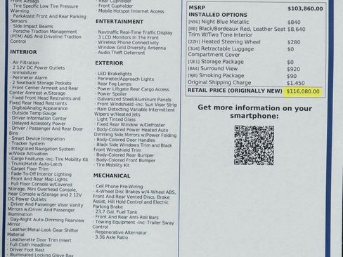 Used 2023 Porsche Panamera 4 Platinum Edition w/ Smoking Package image 50