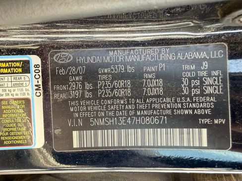 Used 2007 Hyundai Santa Fe SE FWD image 33