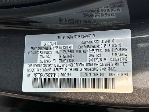 Certified 2023 MAZDA CX-9 Touring Plus AWD/4WD image 33