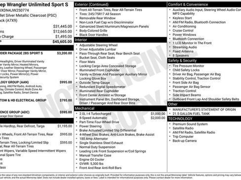 Used 2018 Jeep Wrangler Unlimited Sport S image 8