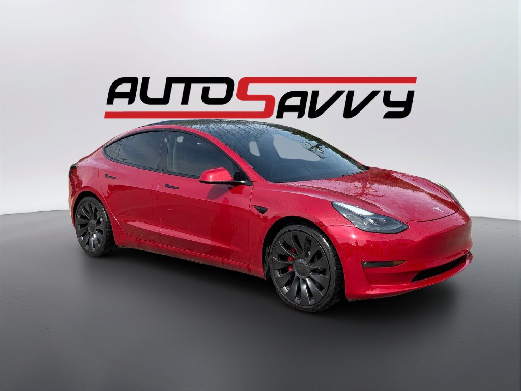 Used 2021 Tesla Model 3 Performance AWD/4WD image 3
