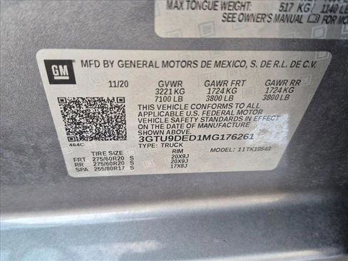 Used 2021 GMC Sierra 1500 SLT AWD/4WD image 25