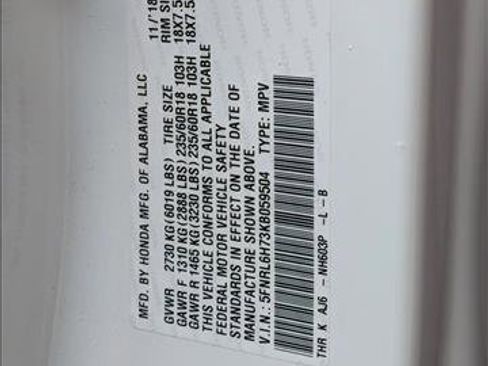 Used 2019 Honda Odyssey EX-L image 26
