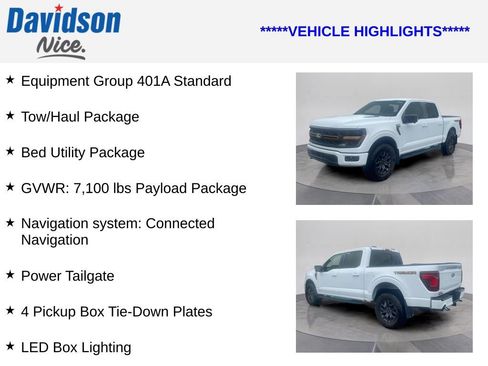 Certified 2025 Ford F150 Tremor w/ Bed Utility Package AWD/4WD image 4