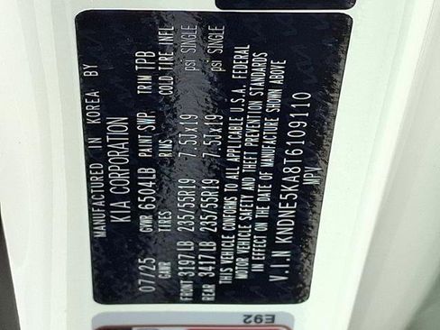 New 2026 Kia Carnival SX image 10