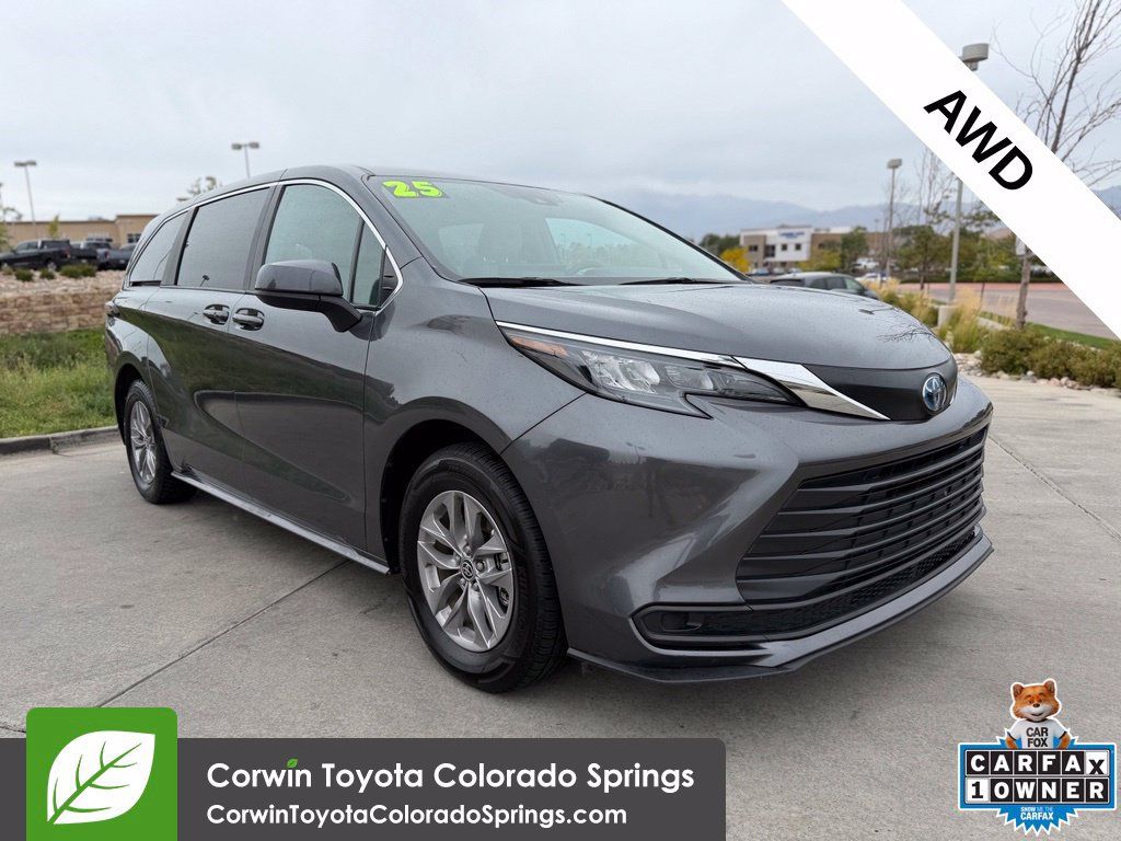 Used 2025 Toyota Sienna LE AWD/4WD 360° Tour
