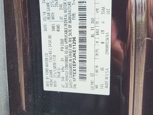 Used 2018 Ford F150 XL w/ Equipment Group 101A Mid AWD/4WD image 29