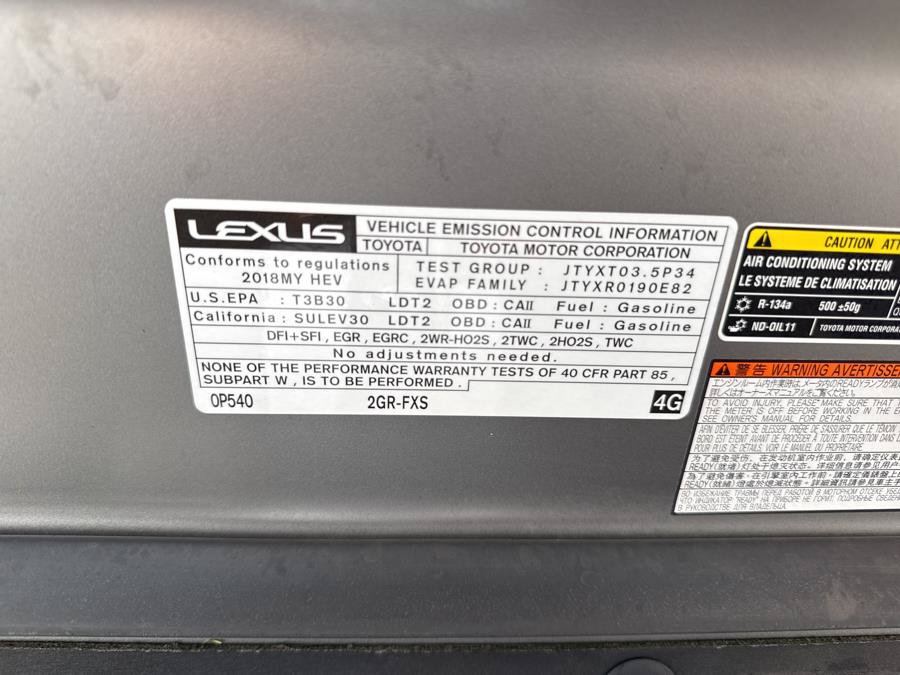 Used 2018 Lexus RX 450h AWD w/ Premium Package image 36