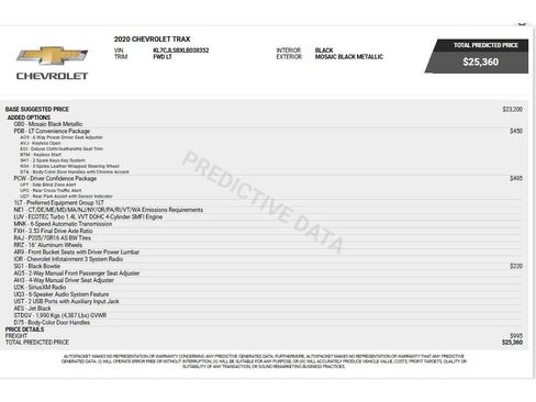 Used 2020 Chevrolet Trax LT w/ Driver Confidence Package FWD image 7