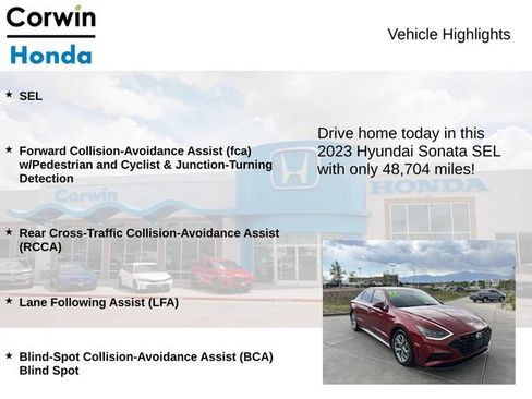 Used 2023 Hyundai Sonata SEL FWD image 6