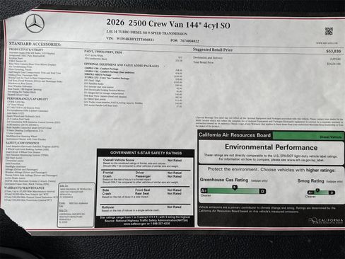 New 2026 Mercedes-Benz Sprinter 2500 image 30