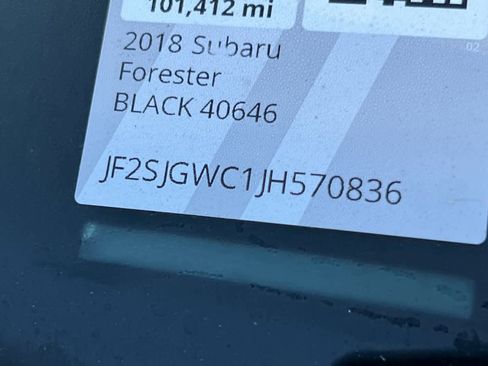 Used 2018 Subaru Forester 2.0XT Touring w/ Popular Package #3B image 22
