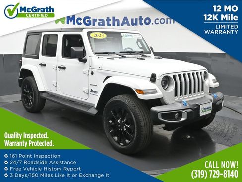 Used 2023 Jeep Wrangler Unlimited Sahara w/ Cold Weather Group AWD/4WD image 1