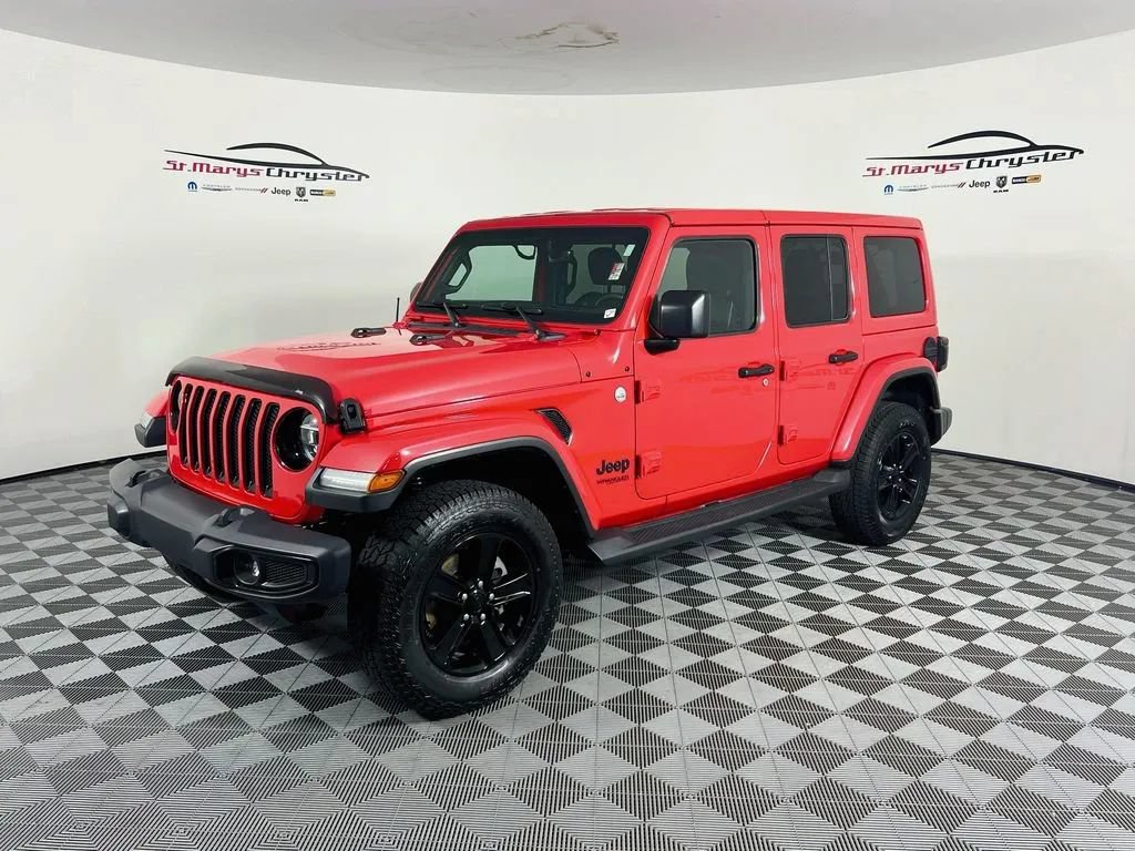 Used 2020 Jeep Wrangler Unlimited Sahara AWD/4WD image 4